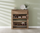 Casis Oak Shoe Cabinet