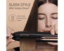 Panasonic EH-HS99 Nanoe Ceramic Hair Straightener for Improved Shine with Temperature Control (Black/Rose Gold)