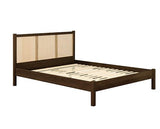 Croxley Rattan Bed Walnut - King