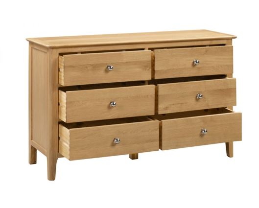Kingston 6 Drawer Wide Chest