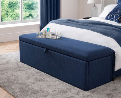 Stanford Blanket Box - Blue