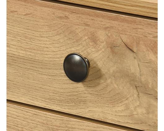 Alva 3 Drawer Bedside - Wotan Oak