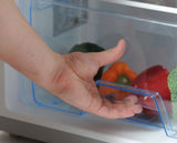 Statesman R155" 55cm Under Counter Fridge With 4* IceBox Silver