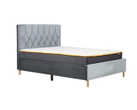 Loxley Small Double Bed - Grey