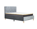 Loxley Small Double Bed - Grey