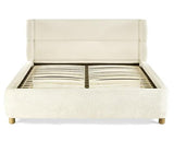 Oberon Boucle Bed Cream - Double