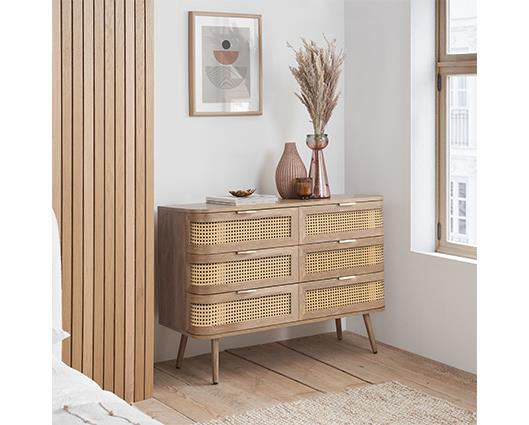 Noah 6 Drawer Chest - Oak