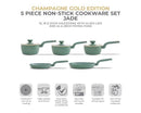 Cavaletto 5 Piece Cookware Set Jade