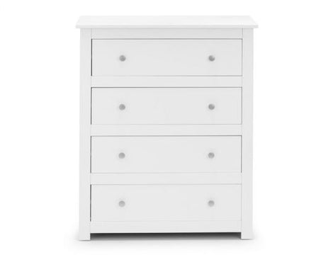 Cassini 4 Drawer Chest-White