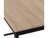 LINCOLN 1+2 DINING BENCH SET - SONOMA OAK EFFECT/BLACK