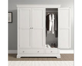 BORDEAUX 3 DOOR WARDROBE - IVORY