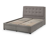 Frankie 4 Drawer Storage Fabric Bed King