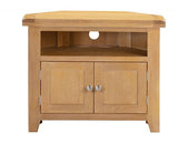 WINDSOR CORNER TV UNIT - NATURAL OAK