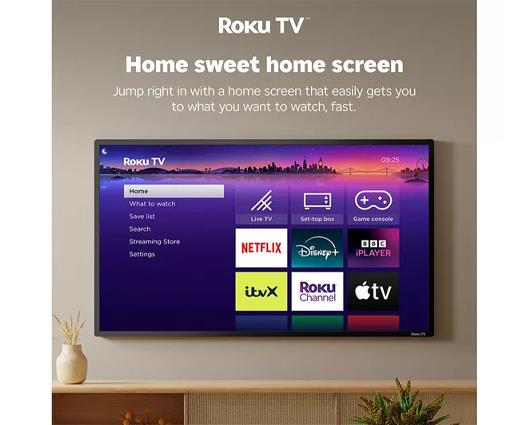 LOGIK L40RFE25 Roku 40" Smart Full HD HDR LED TV