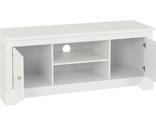 STRATFORD 2 DOOR TV UNIT - WHITE
