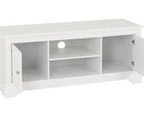 STRATFORD 2 DOOR TV UNIT - WHITE