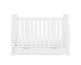 Stamford Mini Cot Bed + Moisture Mngmnt Mattress - White