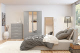 Larz 4 Drawer Chest-Grey
