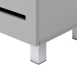 Euston 2 Door Shoe Cabinet - Light Grey