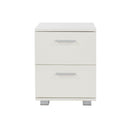 Luna 2 Drawer Compact Bedside Cabinet