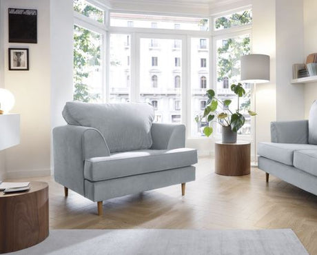 Hollie Armchair - Light Grey