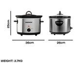 3.5L Slow Cooker Stainless Steel