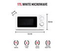 Haden 700W 17L Microwave White
