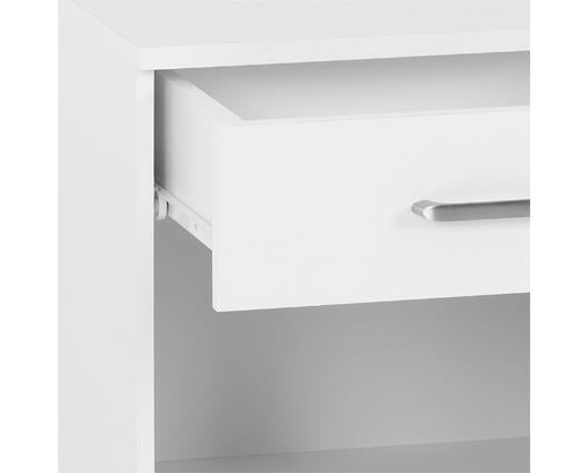 DAKOTA 1 DRAWER BEDSIDE - WHITE