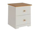 Colorado 2 Drawer Compact Bedside Cabinet