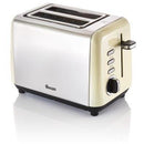 Swan Townhouse 2 Slice Toaster Cream