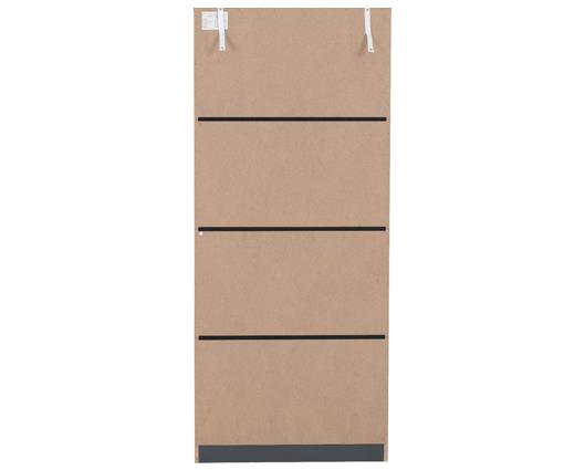 DAKOTA 2 DOOR WARDROBE - DARK GREY