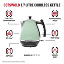 Haden Cotswold 1.7L Jug Kettle Sage
