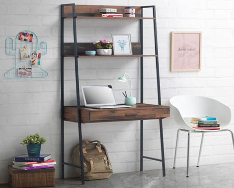 Burr Desk with 1 Drawer