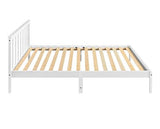 Ruby Pine Single Bed - White
