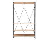 Cohen Open Wardrobe- Riveria Oak