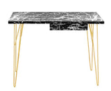 Fabina Desk- Black Marble