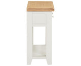 WINDSOR 2 DRAWER CONSOLE TABLE - IVORY/OAK
