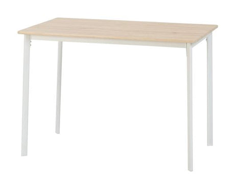 Rickson Large Dining Set - White/Light Oak Effect Veneer