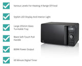Swan Stealth Digital Microwave Black 20 Litre