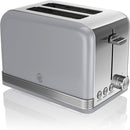 Swan Retro 2 Slice Toaster Grey