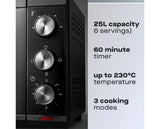 Daewoo 25L Table Top Oven and Single Induction Hob
