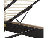 MADISON 5' OTTOMAN BED - FAWN VELVET FABRIC