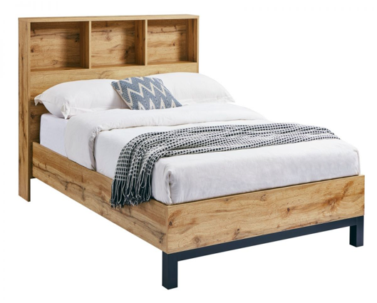 Bonnie Bookcase Headboard Bed - King