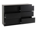 Marcus 8 Drawer Chest - Black
