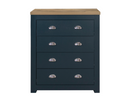 Harper 4 Drawer Chest-Navy
