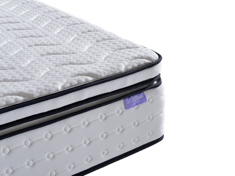 Roll Up Space 2000 Pocket Sprung Boxtop Mattress (35cm Depth) - Double