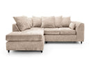 Heidi Left Hand Facing Corner Sofa- Cream