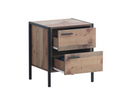 Horton 2 Drawer Bedside