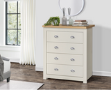 Harper 4 Drawer Chest-Cream