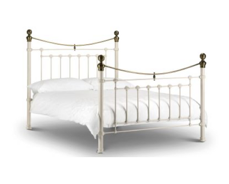Victoria King Bed - Stone White